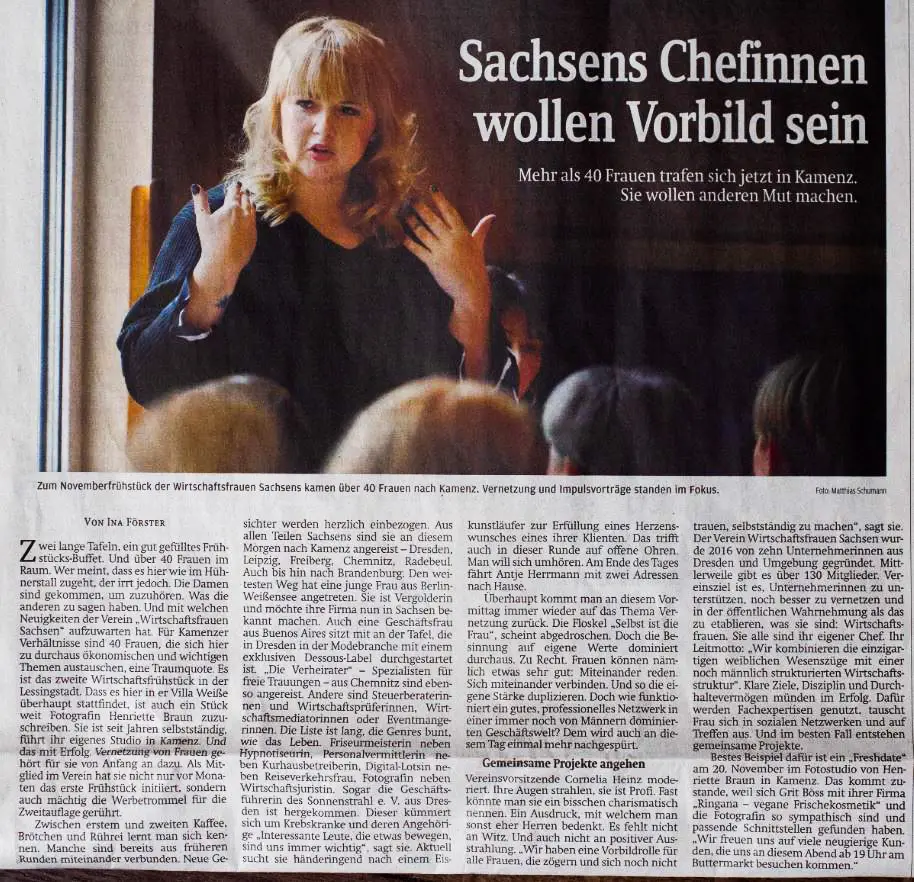 Kamenz Fruehstueck Presse Artikel bearb